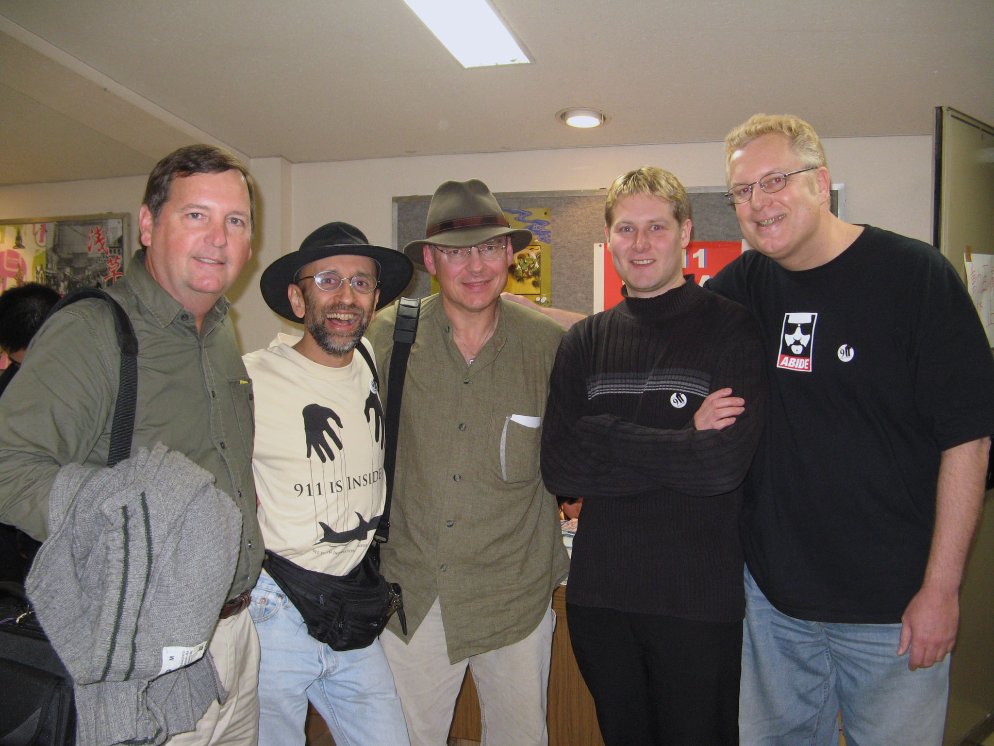 外国人の参加者たち