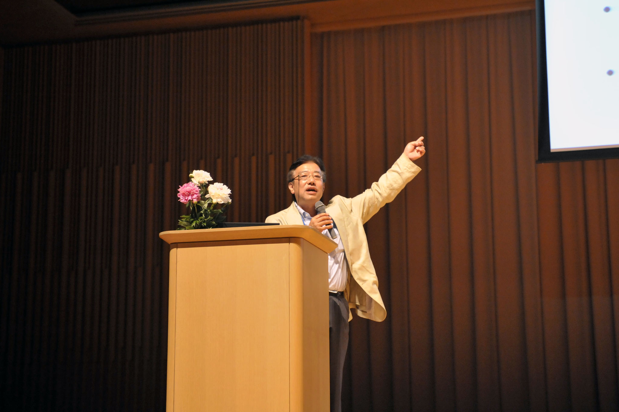 総合解説の田中優さんは今日も講演します